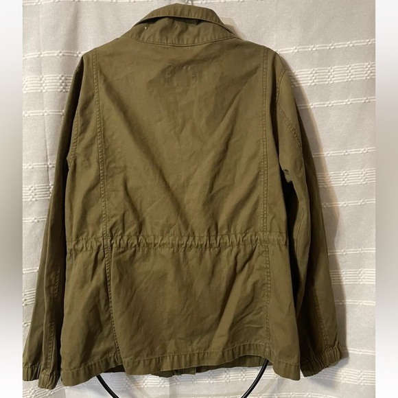 Old Navy Olive Green Jacket Women Sz L - Picture 2 of 4